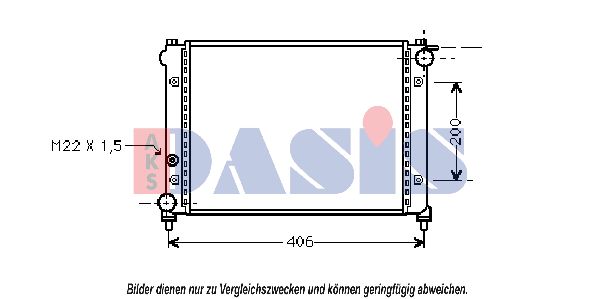 AKS DASIS Radiators, Motora dzesēšanas sistēma 330010N